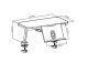 Полка для книг SS16 FunDesk Grey