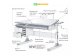 Детский стол Mealux Hamilton Multicolor Lite c полкой bd-s50