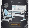 Комплект парта Mealux Hamilton Multicolor + кресло  Ergokids Ortoback Duo