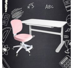 Комплект парта Ergokids Boston + кресло Ergokids Soft Air Lite