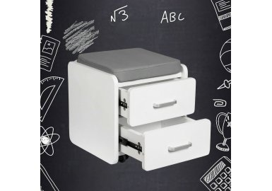 Мобильный шкаф FunDesk SS25 GREY