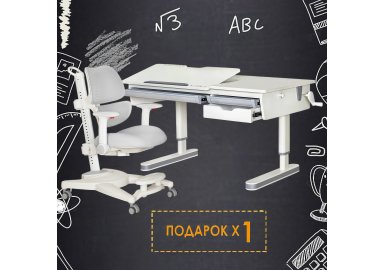 Комплект парта Mealux Montreal 2 Lite + кресло Ergokids Space Air