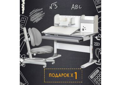 Комплект парта Vancouver Multicolor + кресло Ortoback Duo